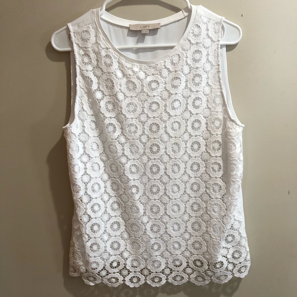 Loft sleeveless top